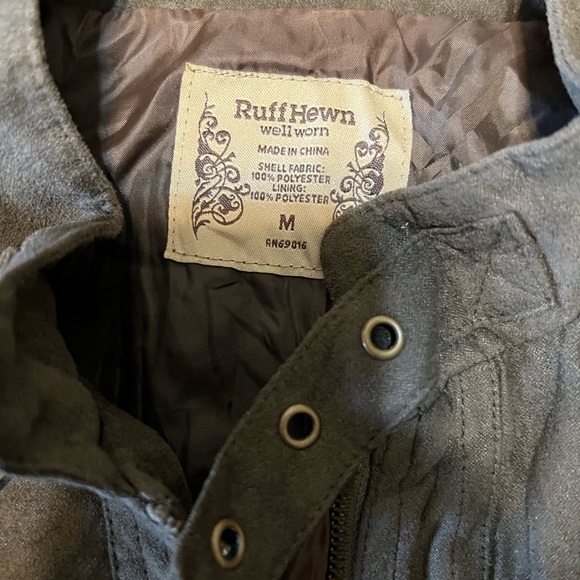 Woman’s Ruff Hewn Suede Jacket - Picture 2 of 3